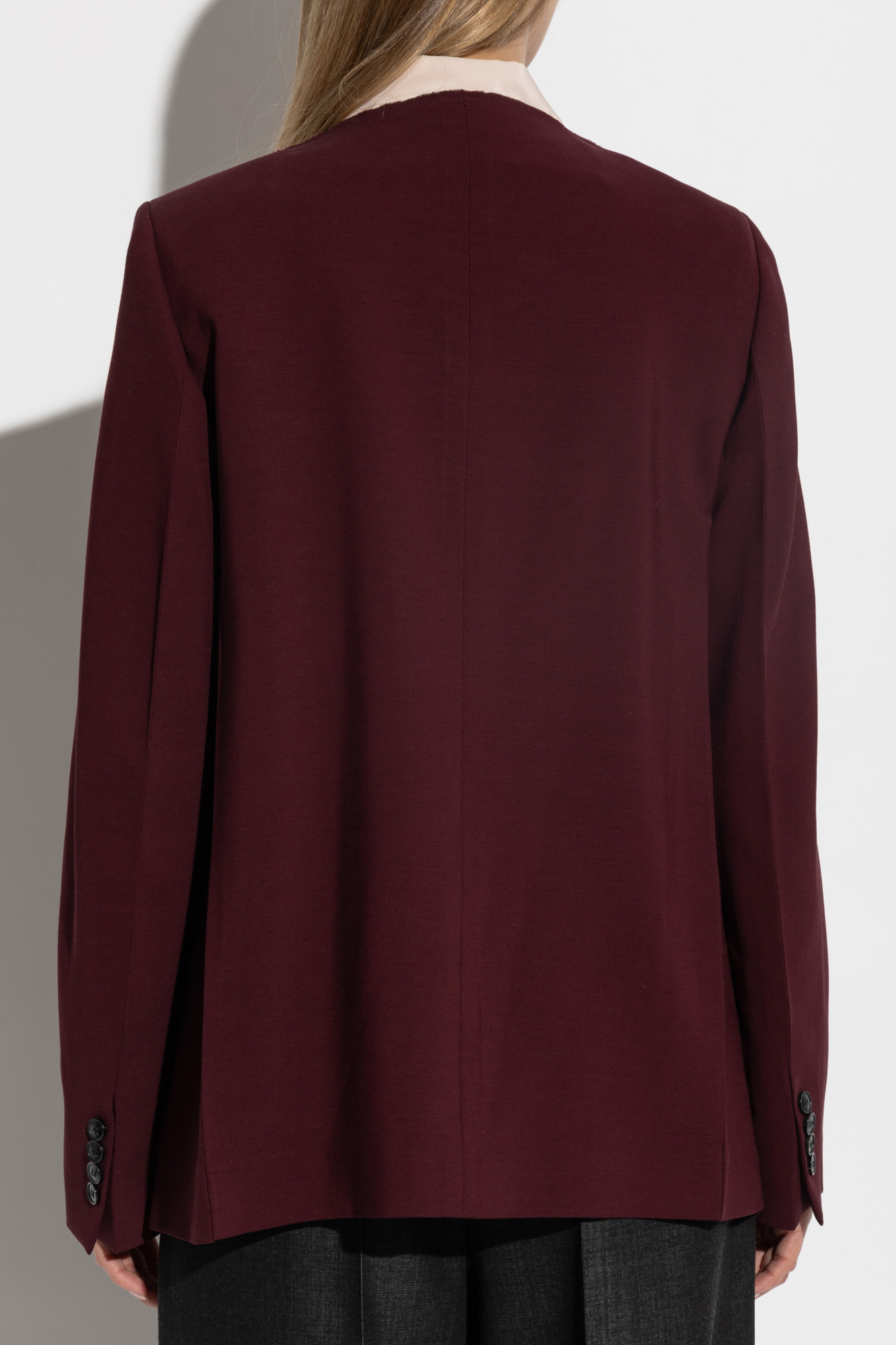 Burgundy Jacket with pockets Victoria Beckham - Vitkac AS